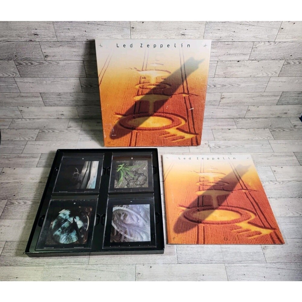 1990 Led Zeppelin Box Set CDs & Book Atlantic 7 82144-2 **Missing 1 Disc**